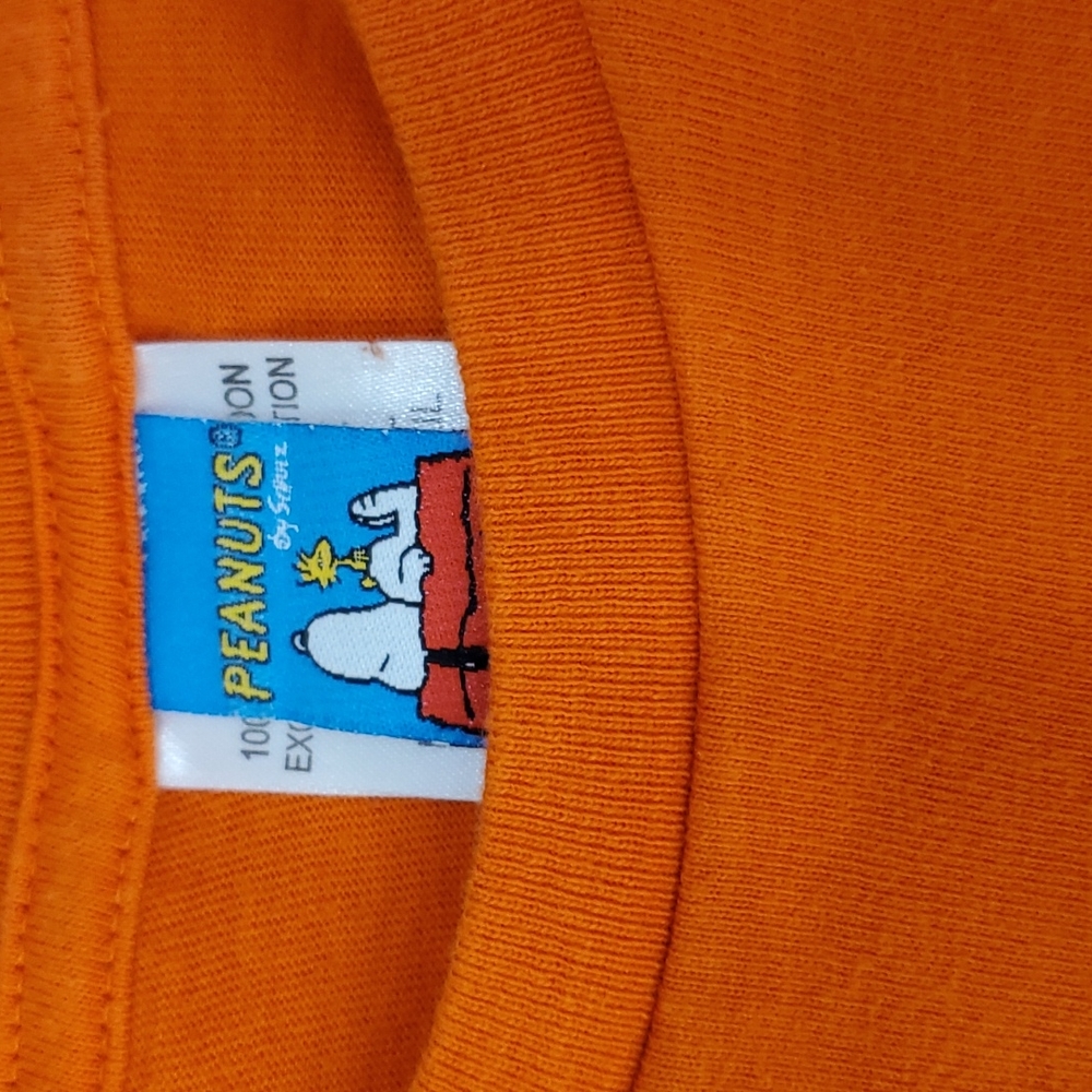 EUC PEANUTS HALLOWEEN SHORT SLEEVE TEE (LARGE) - Picture 3 of 4